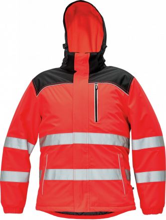 KNOXFIELD HI-VIS zimní bunda červená