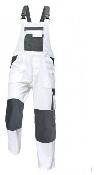 TAUPO kalhoty s laclem bílá