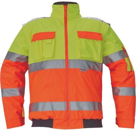 CLOVELLY PILOT bunda žlutá/oranžová