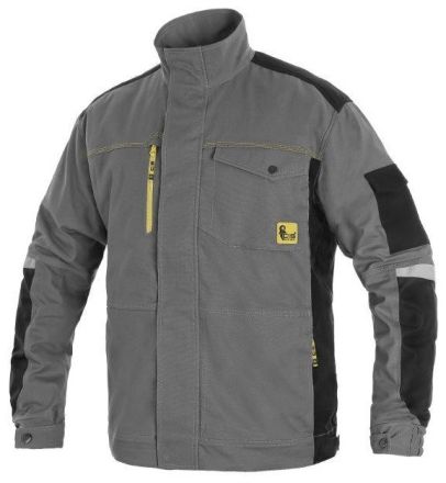 STRETCH montérková blůza - šedá/černá