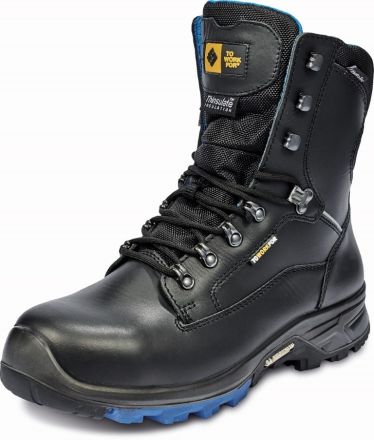 TRACTION S3 poloholeňová bezpečnostní obuv - černá/modrá
