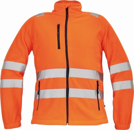ALMERIA HI-VIS fleecová bunda oranžová