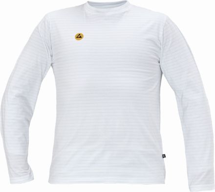 NOYO ESD LS tričko s dlouhým rukávem bílá