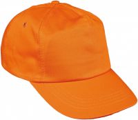LEO pracovní čepice baseball oranžová