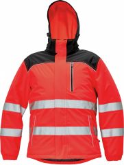 KNOXFIELD HI-VIS zimní bunda červená