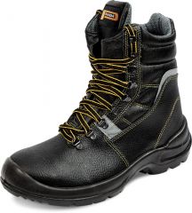 STRONG PROFESSIONAL TIGROTTO S3 holeňová bezpečnostní obuv - černá/žlutá