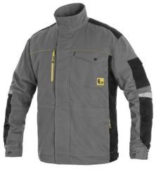 STRETCH montérková blůza - šedá/černá