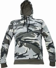 CRAMBE mikina šedá camouflage