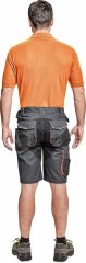 EMERTON+ šortky antracit/oranžová