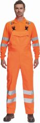 GANDIA HI-VIS kalhoty s laclem oranžová
