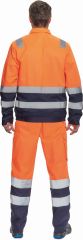 VALENCIA HI-VIS bunda oranžová/tmavě modrá