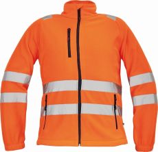 ALMERIA HI-VIS fleecová bunda oranžová