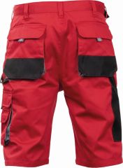 CARL BE-01-009 šortky červená/černá