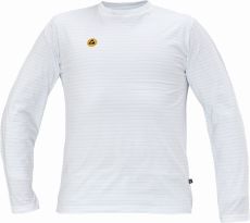 NOYO ESD LS tričko s dlouhým rukávem bílá