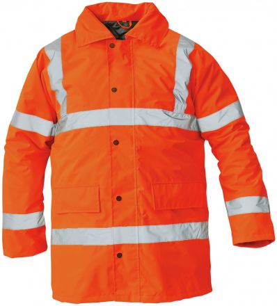SEFTON HV zimní reflexní bunda - oranžová
