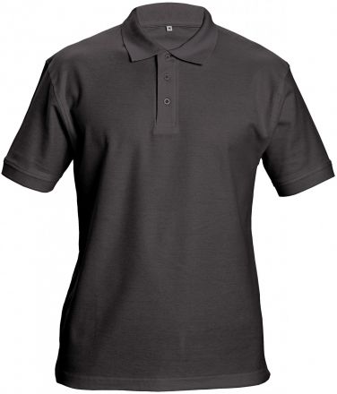 DHANU antracitová polokošile s krátkým rukávem