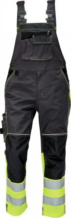 KNOXFIELD REFLEX kalhoty s laclem antracit/žlutá