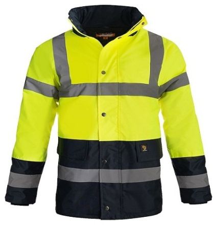 PROVISO zimní bunda žlutá HV