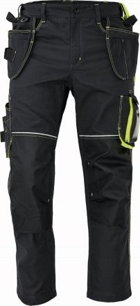 KNOXFIELD 320 kalhoty antracit/žlutá