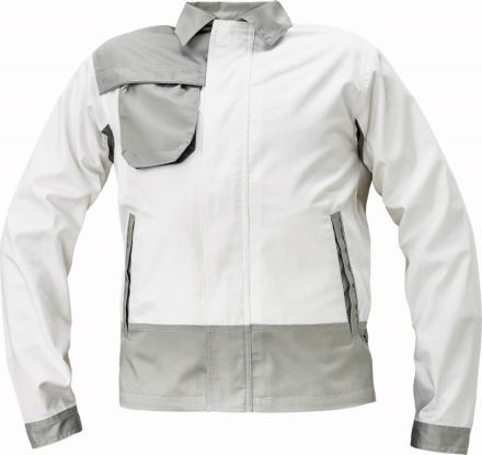 MONTROSE bunda bílá/šedá