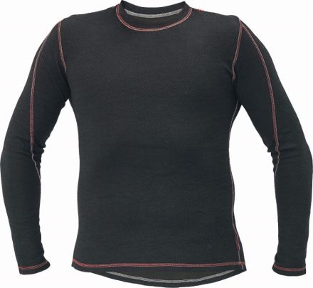 ABILD tričko s dlouhým rukávem černá