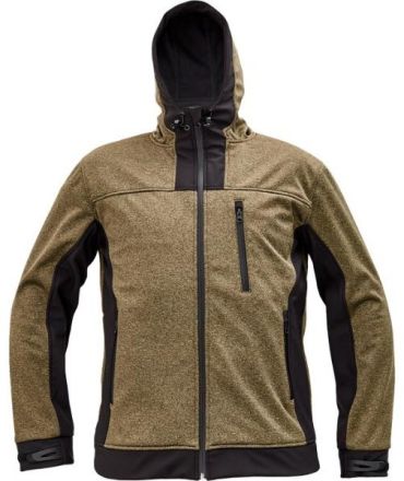 HUYER softshellová bunda béžová