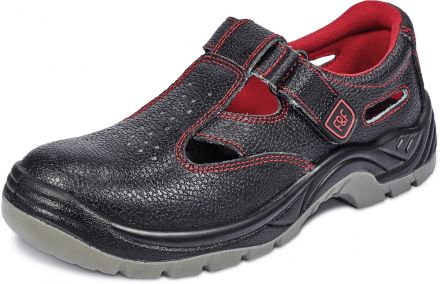 BONN SC-01-003 S1P sandál bezpečnostní - černá/červená