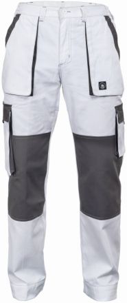 MAX SUMMER kalhoty bílá/šedá