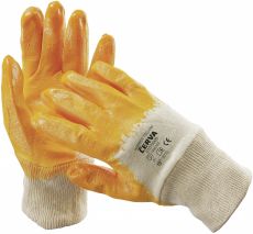 HARRIER ŽLUTÝ rukavice máčené v nitrilu