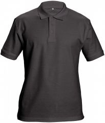 DHANU antracitová polokošile s krátkým rukávem