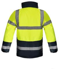 PROVISO zimní bunda žlutá HV