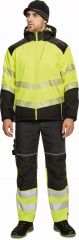 KNOXFIELD PROFI HI-VIS softshellová bunda žlutá/černá
