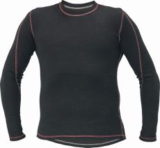 ABILD tričko s dlouhým rukávem černá