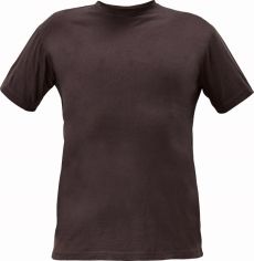 TEESTA tričko tmavě hnědá