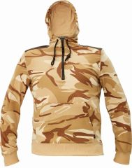 CRAMBE mikina béžová camouflage