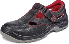 BONN SC-01-003 S1P sandál bezpečnostní - černá/červená