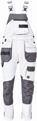DAYBORO kalhoty s laclem bílá/šedá