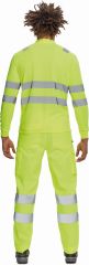 LUGO HI-VIS polokošile s dlouhým rukávem žlutá