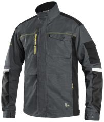 STRETCH montérková blůza - tmavě šedá/černá