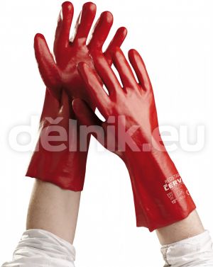 REDSTART pracovní rukavice s PVC - 27 cm