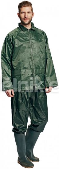 CARINA ochranný pracovní oblek s kapucí zelená
