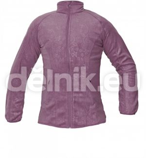 YOWIE fleecová bunda fialová