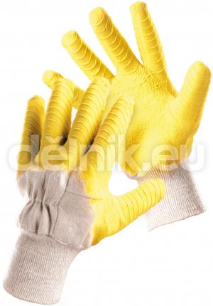 TWITE ECO HS-04-005 pracovní rukavice máčené v latexu