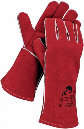 PUGNAX RED rukavice na sváření