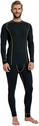 LOVELL černé tričko s dlouhým rukávem