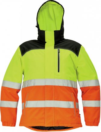 KNOXFIELD HI-VIS zimní bunda žlutá/oranžová
