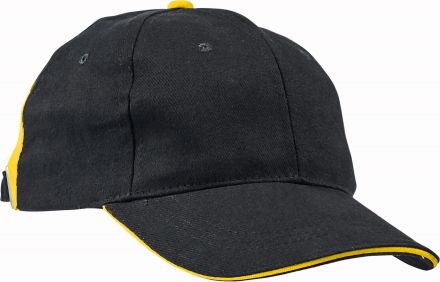 KNOXFIELD kšiltovka černá/žlutá
