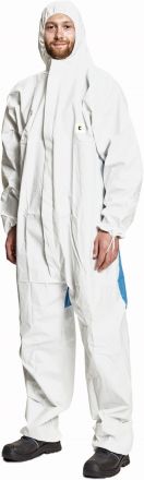 CHEMSAFE COOL kombinéza bílá/modrá