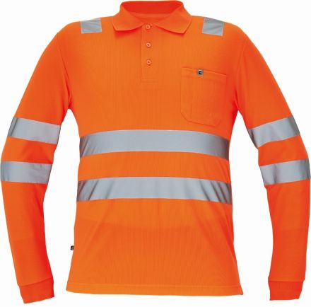 LUGO HI-VIS polokošile s dlouhým rukávem oranžová