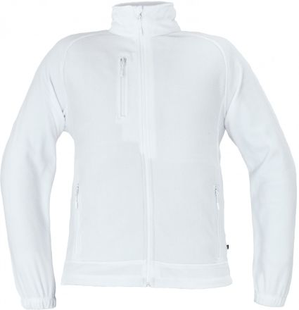 BHADRA fleecová bunda bílá